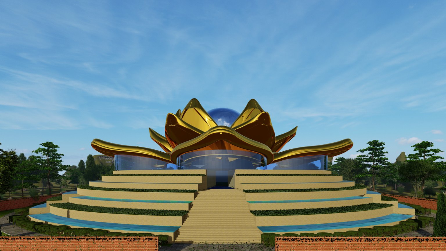 Buddhist Resource Center: Institutional interior design project by Nikita Raj