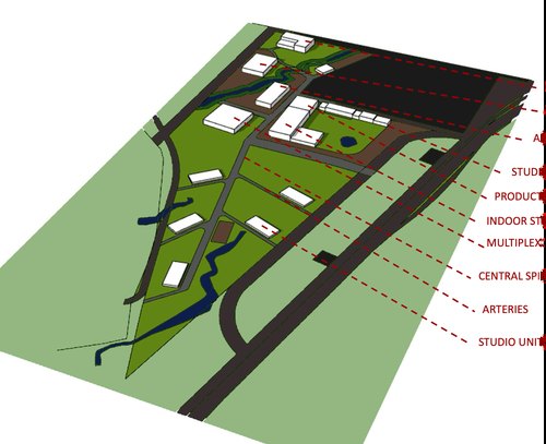 Film City, interior design render by Nikita Raj, image 3
