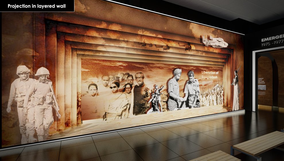 Prime Minister Museum, interior design render by Nikita Raj, image 1