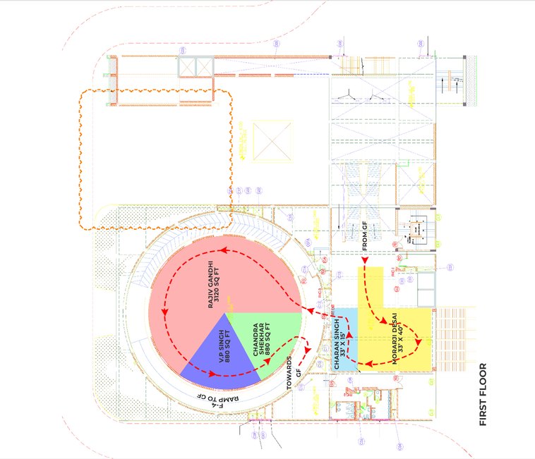 Prime Minister Museum floor plan by Nikita Raj