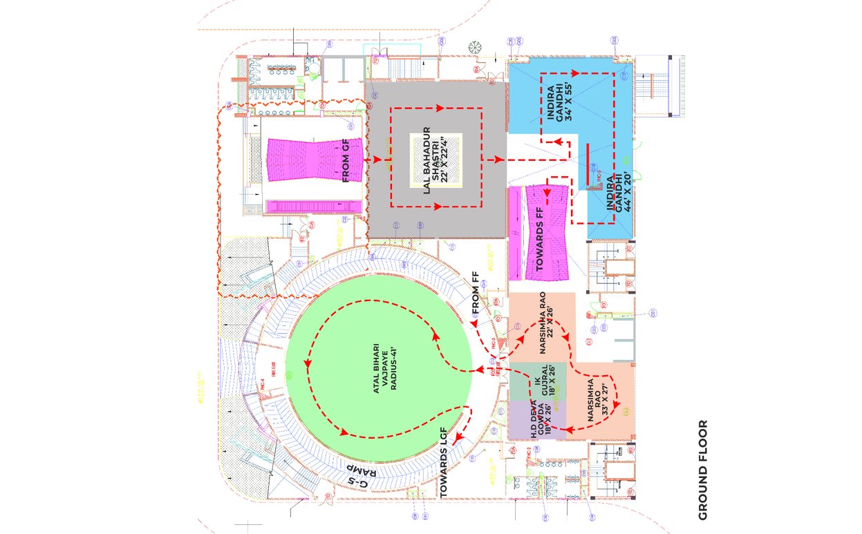 Prime Minister Museum floor plan by Nikita Raj
