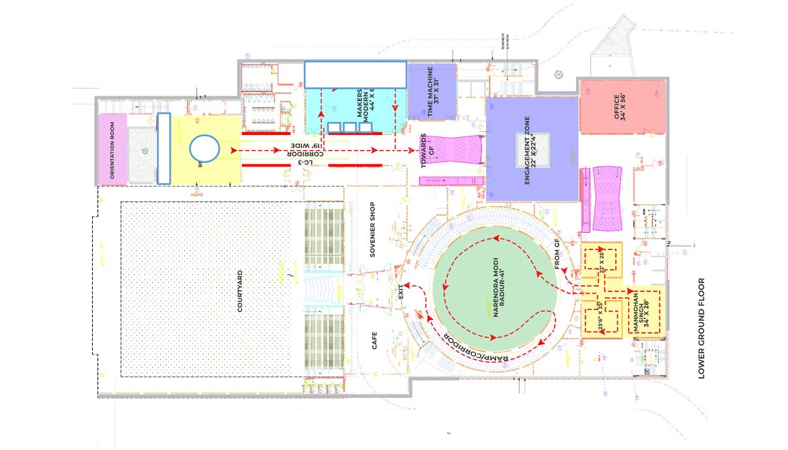 Prime Minister Museum floor plan by Nikita Raj
