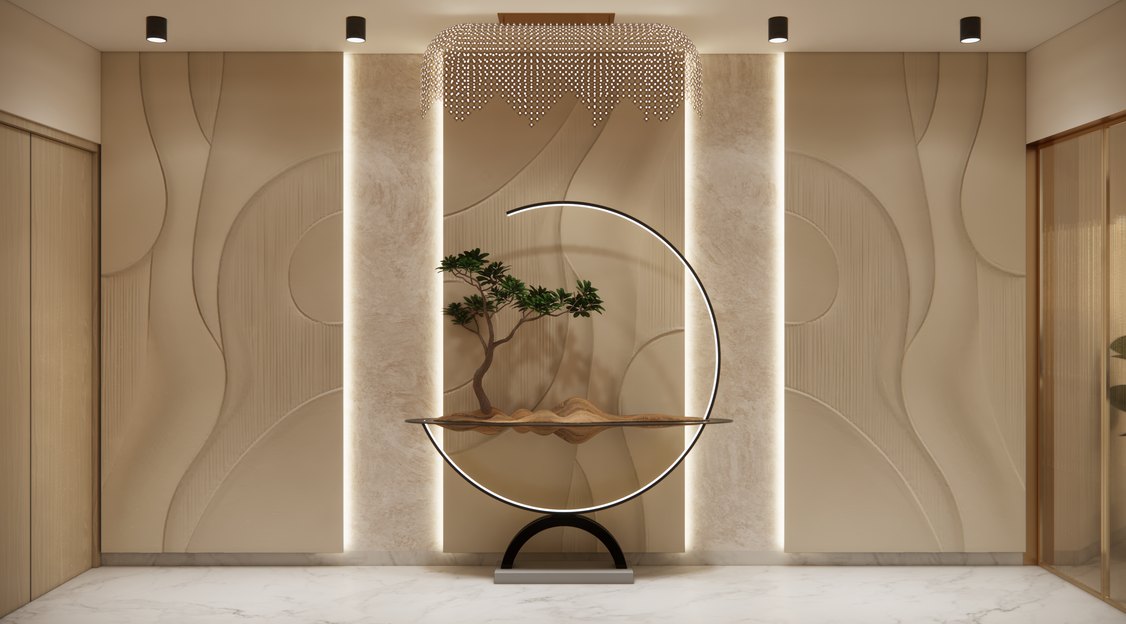 Residential, interior design render by Nikita Raj, image 2