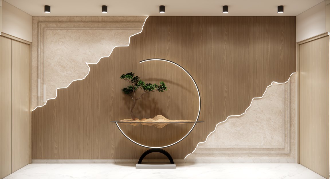 Residential, interior design render by Nikita Raj, image 6