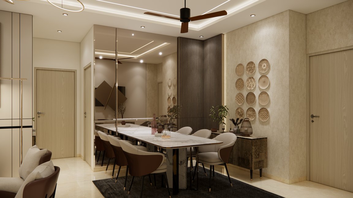 Residential, interior design render by Nikita Raj, image 3