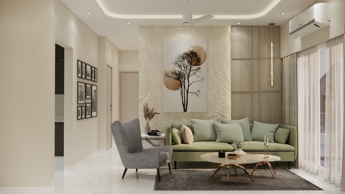 Residential, interior design render by Nikita Raj, image 6