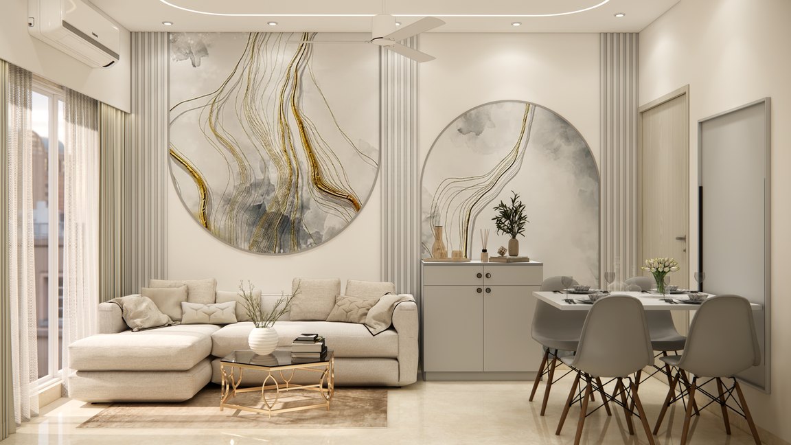 Residential, interior design render by Nikita Raj, image 7